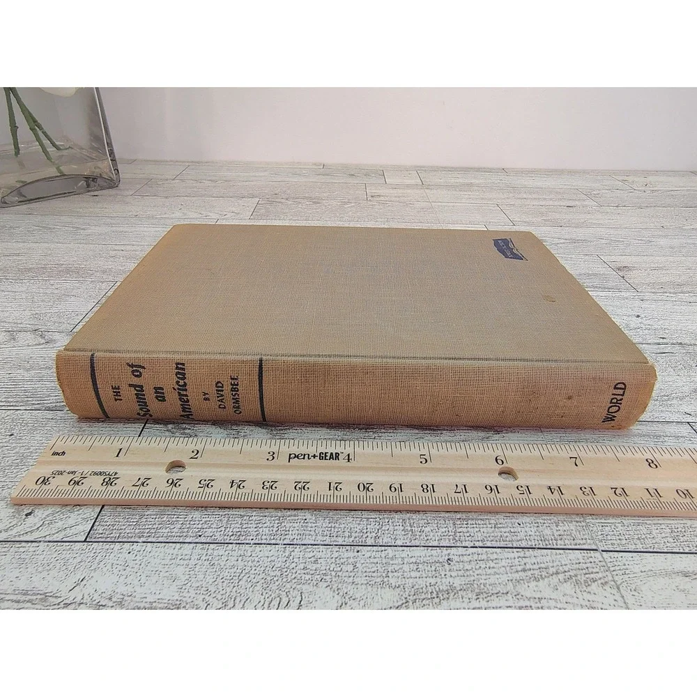 The Sound of an American David Ormsbee 1943 Tower Books 1st‎ Print Wartime HC